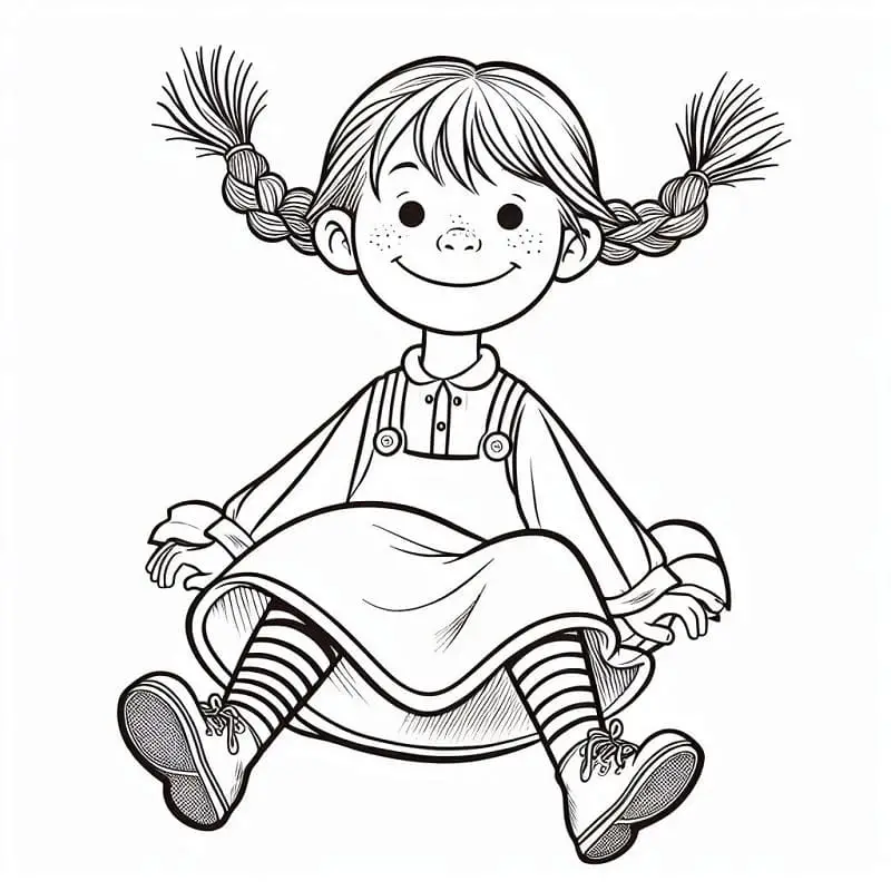 Nyomtatható Harisnyás Pippi