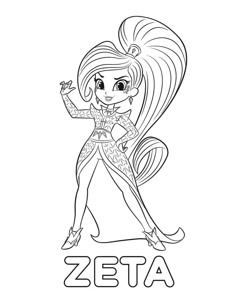 Nyomtatható ingyen Shimmer és Shine