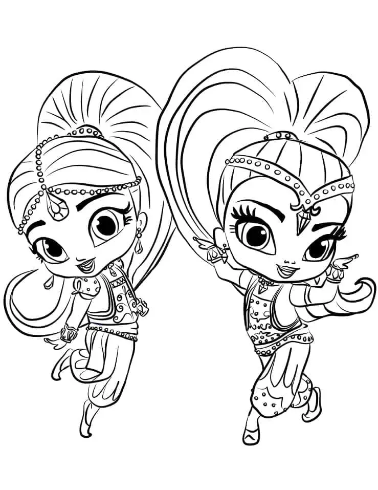 Shimmer és Shine 5 éveseknek