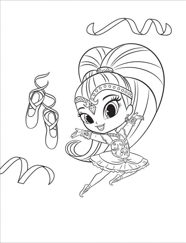Shimmer és Shine kinyomtatható lapok