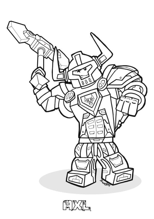 Lego Nexo Knights színező