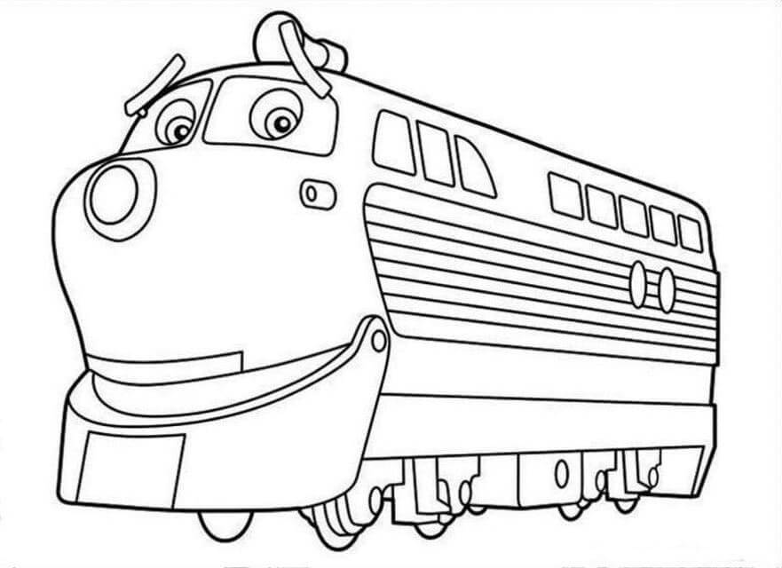 Chuggington Színezhető Gyerekeknek