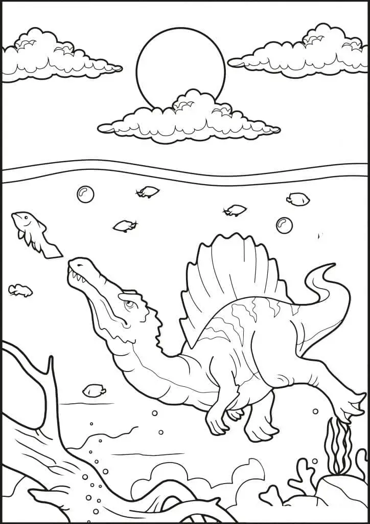 Egy Spinosaurus Dinoszaurusz