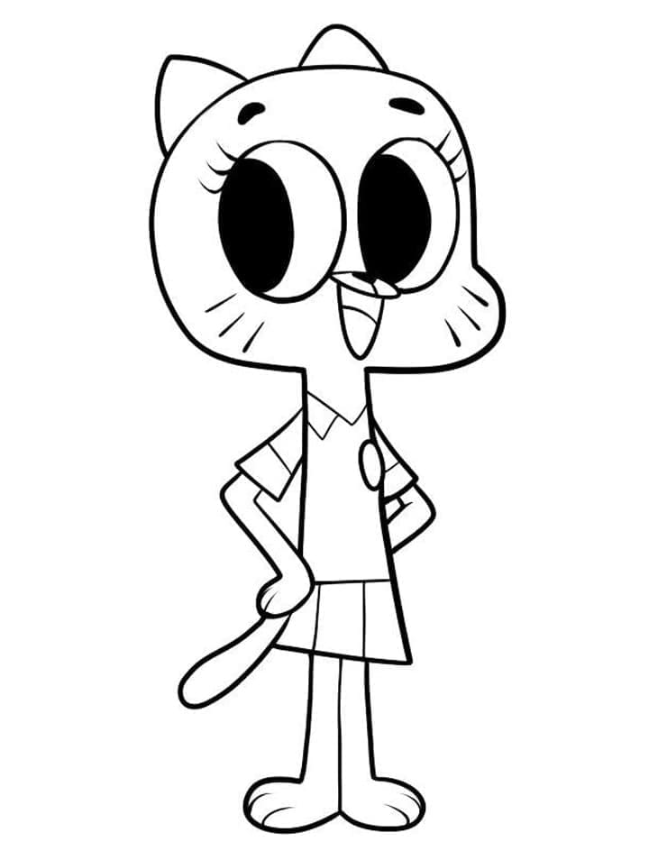 Gumball Nyomtatható Gyerekeknek
