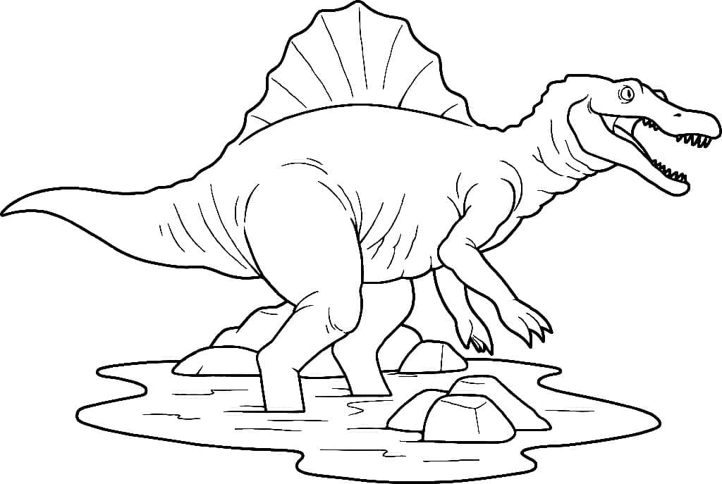 Ingyenes Nyomtatható Spinosaurus