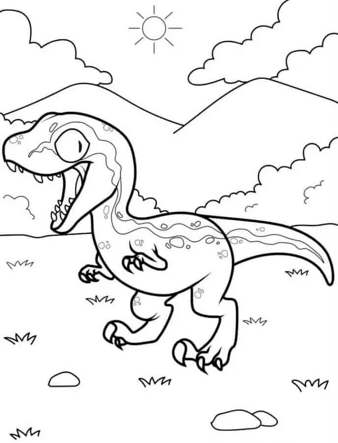 Ingyenes Velociraptor Gyerekeknek