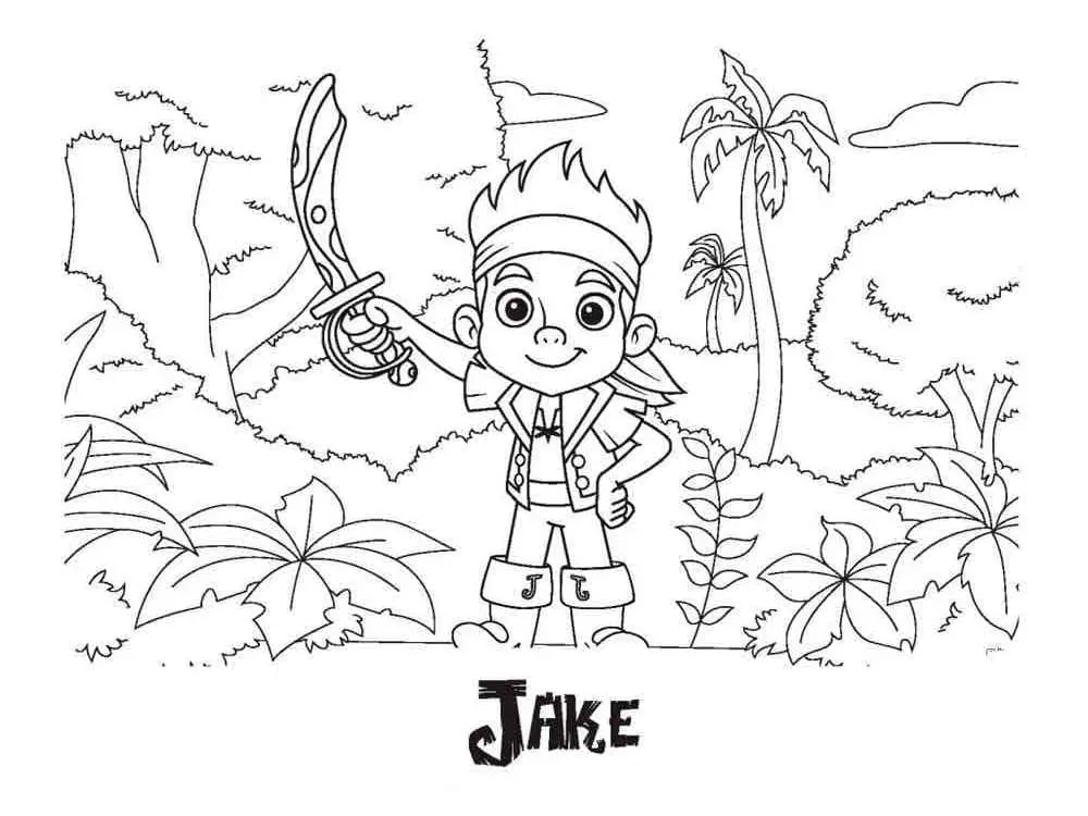 Jake és Sohaország Kalózai Nyomtatás