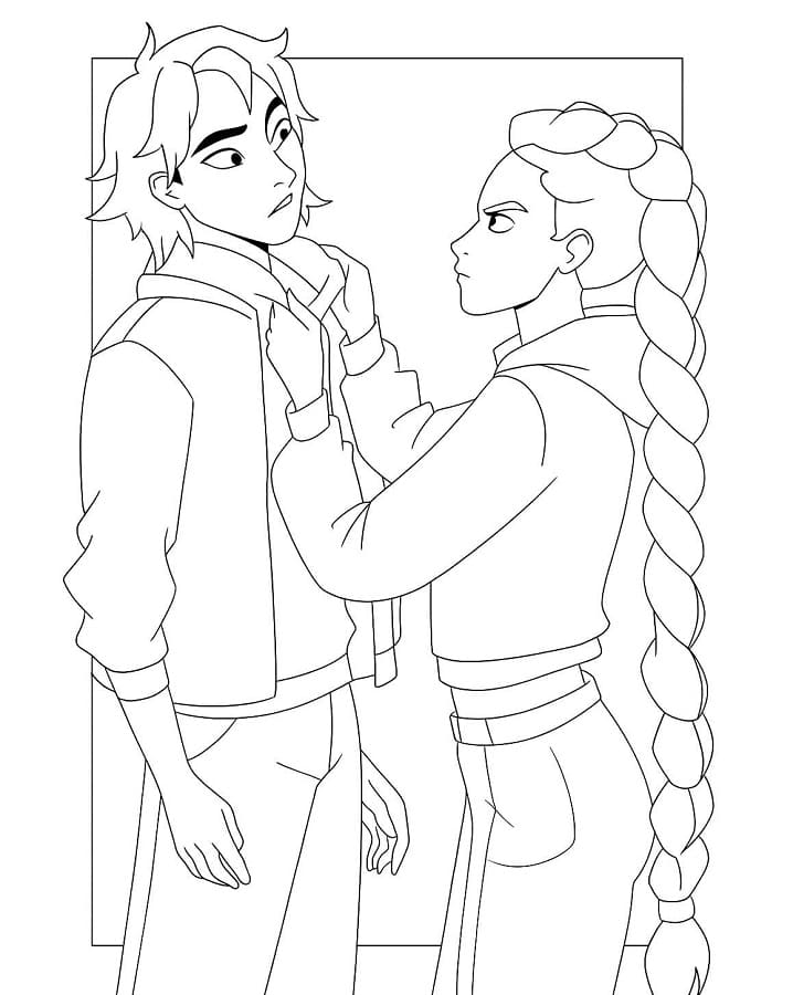 Jinu és Rumi Kpop Demon Hunters