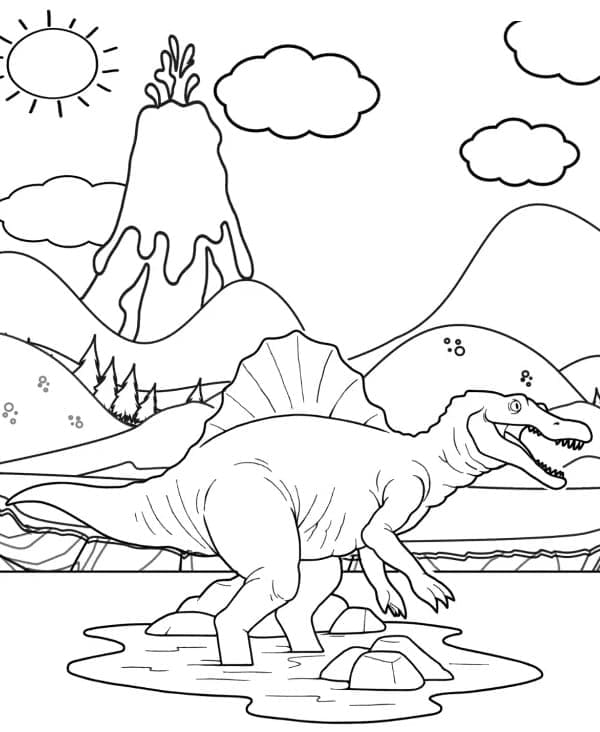 Nyomtatás Spinosaurus