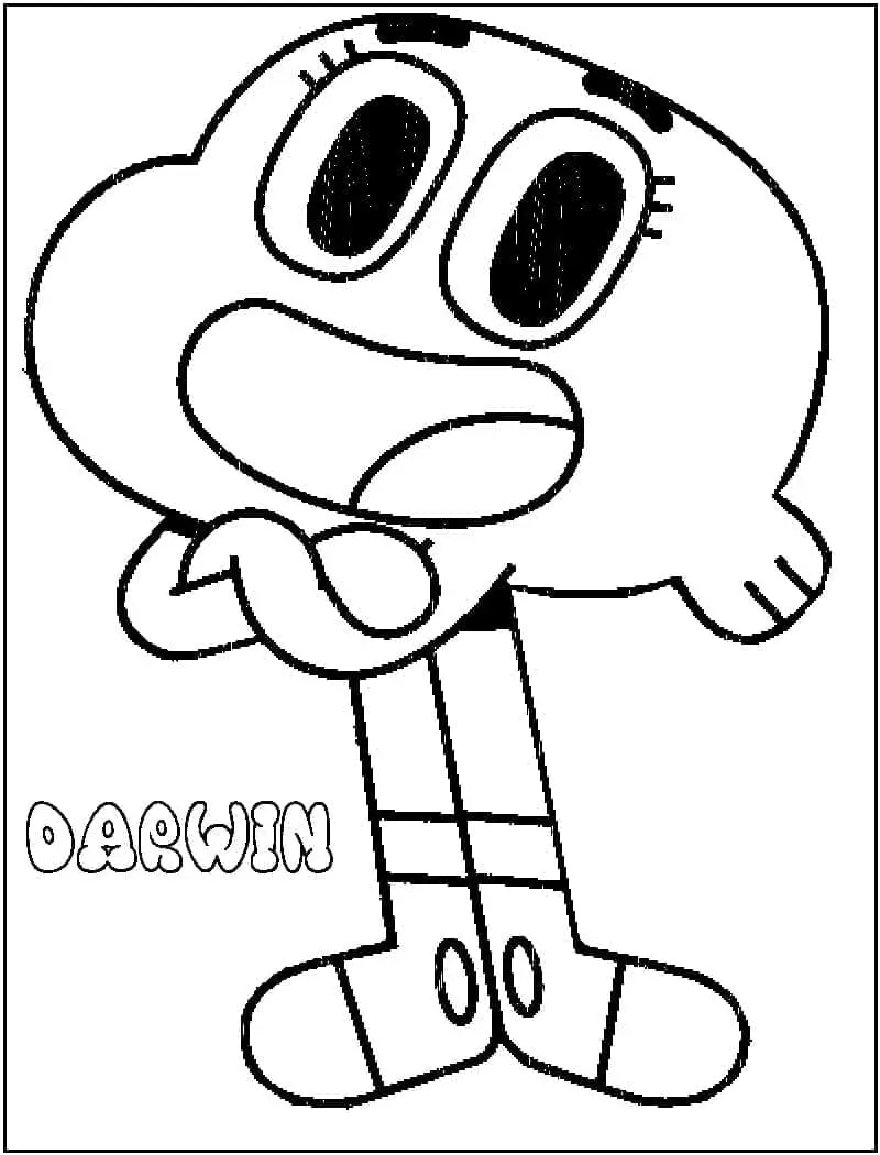Nyomtatható Gumball Kép Gyerekeknek