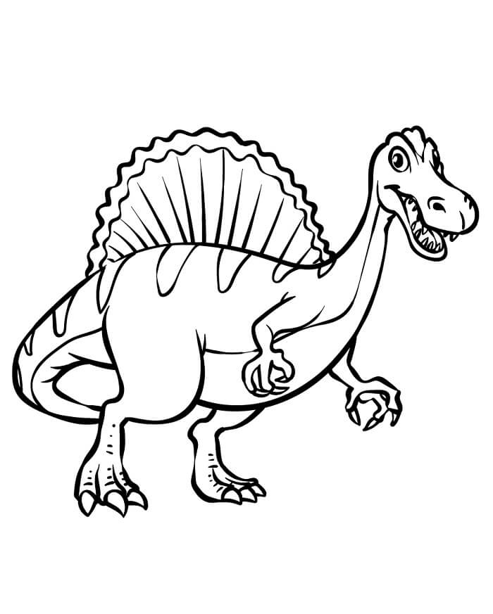Nyomtatható Spinosaurus Kép Gyerekeknek