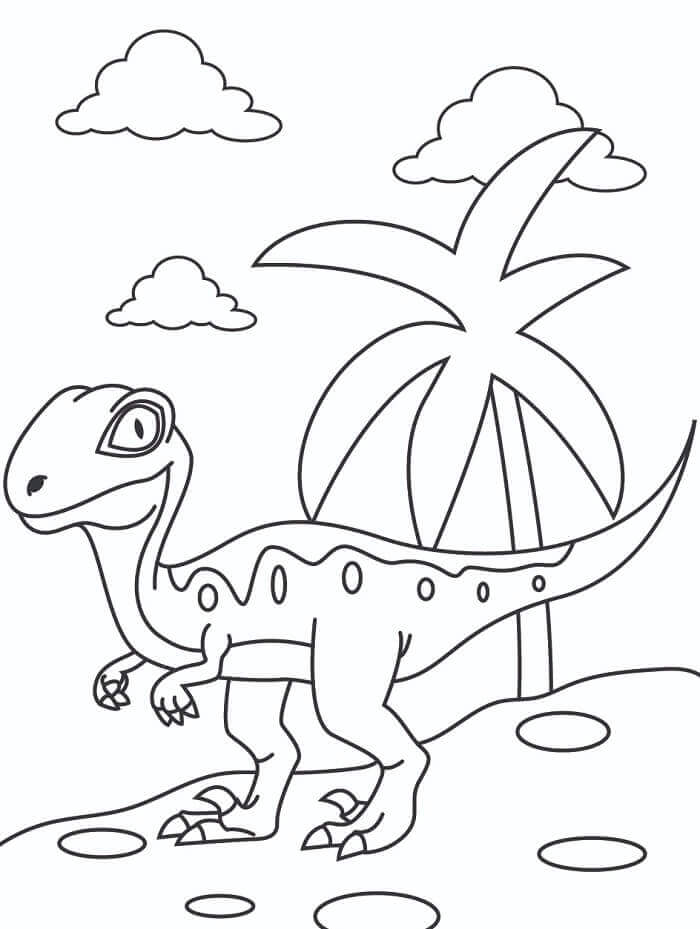 Nyomtatható Velociraptor