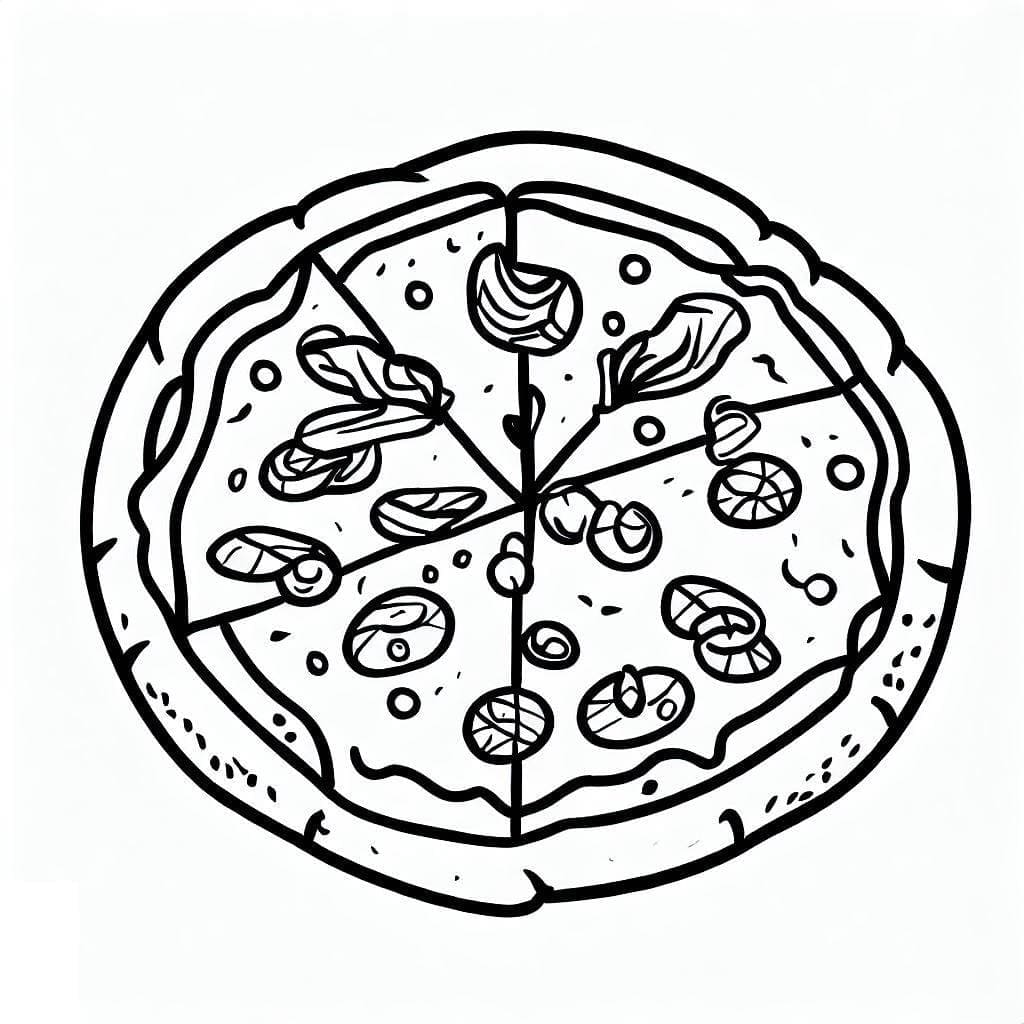 Pizza Nyomtatáshoz