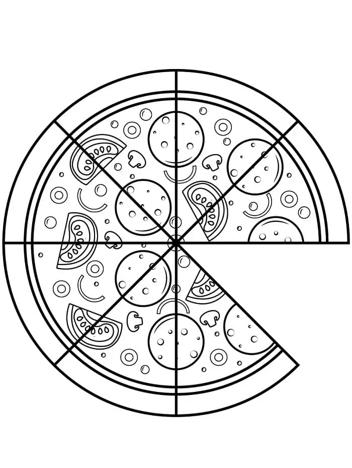 Pizza Nyomtatható Ingyenes