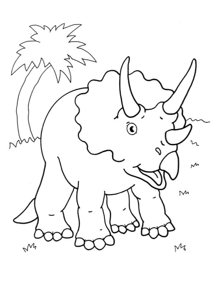 Rajzfilm Triceratopsz