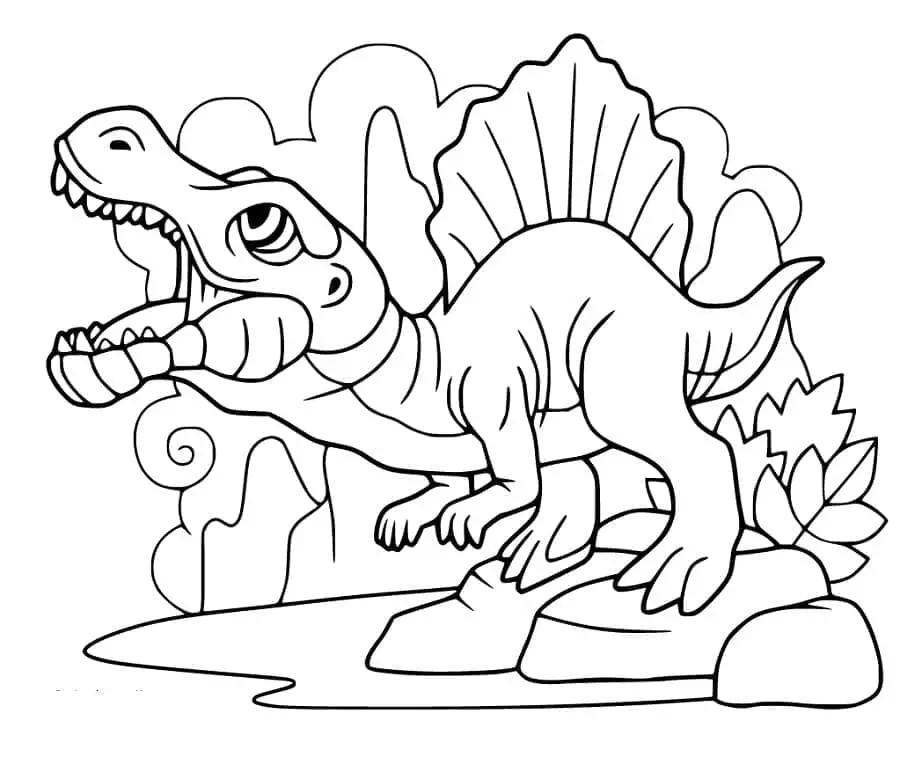 Spinosaurus Nyomtatható