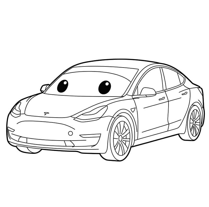 Tesla színező