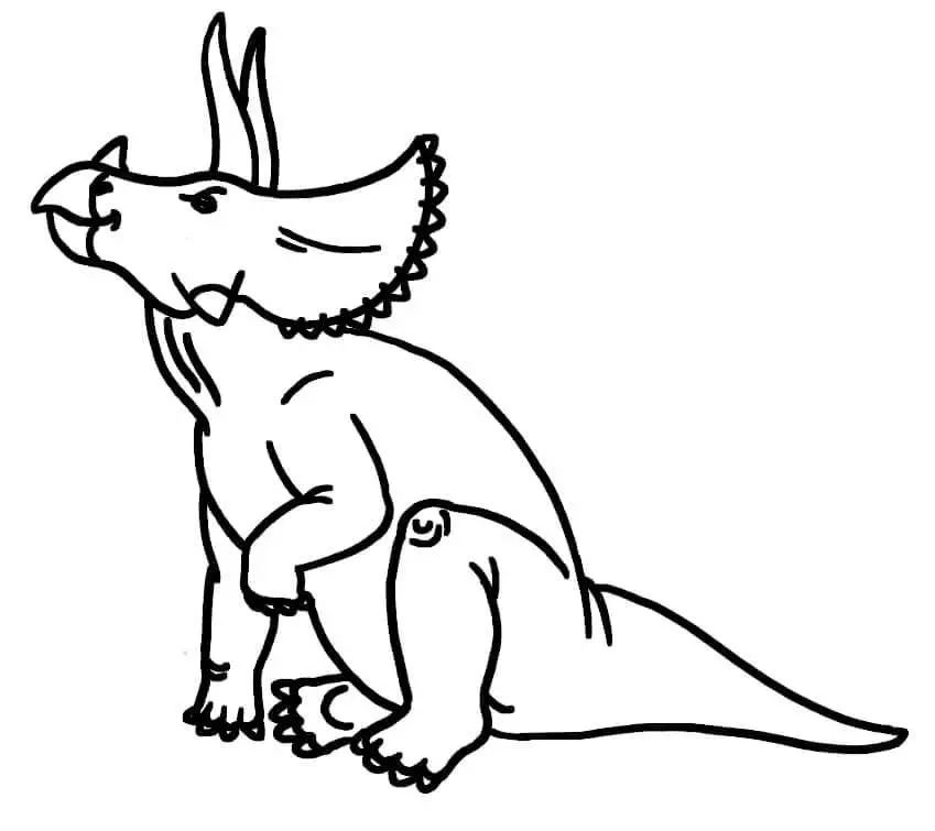 Triceratopsz Ingyenes Nyomtatható