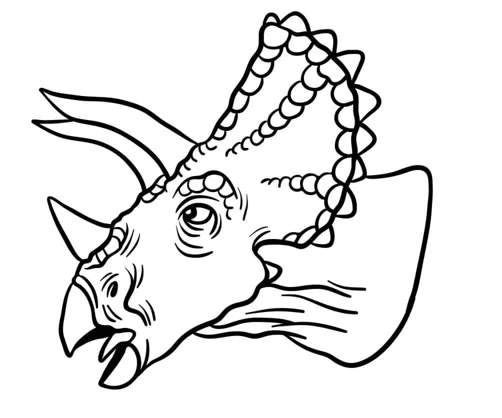 Triceratopsz Nyomtatható