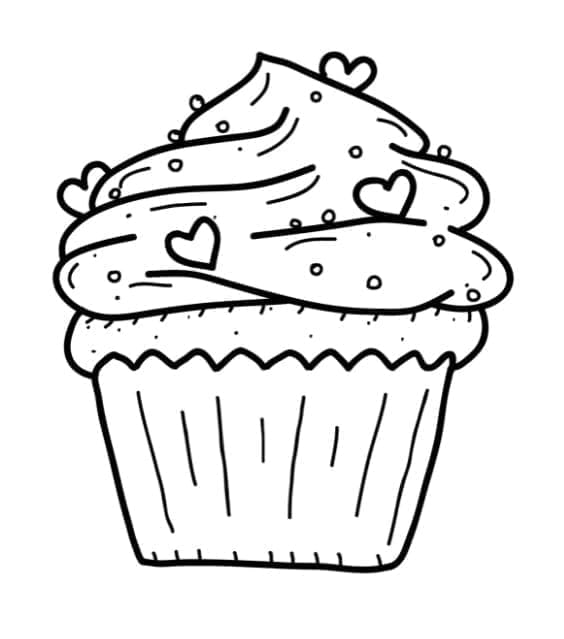 Cupcake Nyomtatható Gyerekeknek