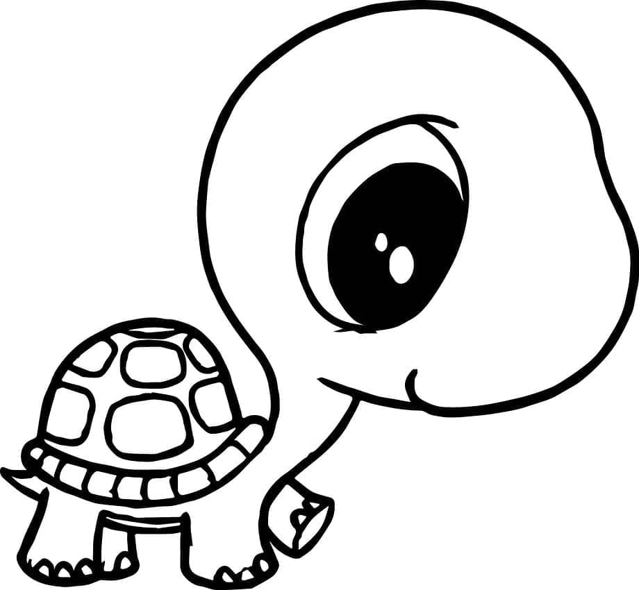 Egy Kawaii teknős