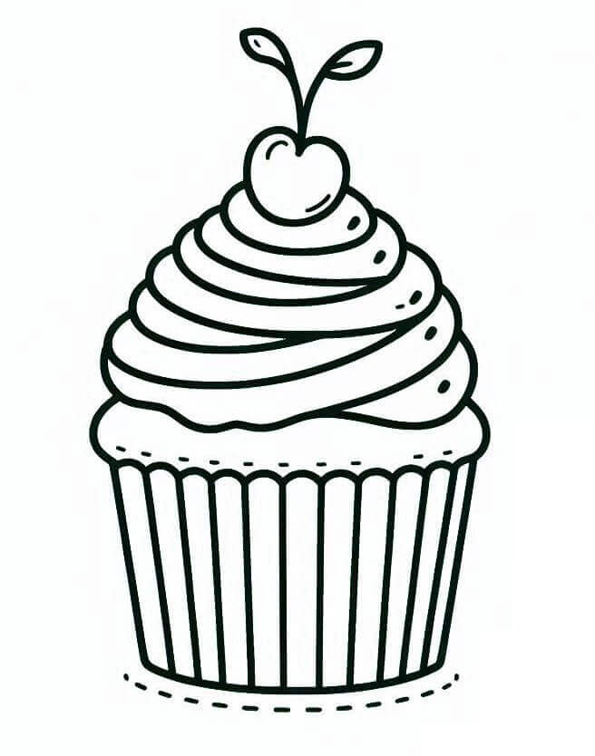Egyszerű Cupcake