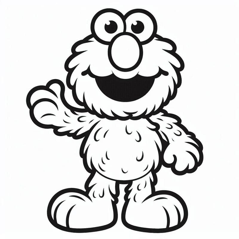 Elmo Nyomtatható Gyerekeknek