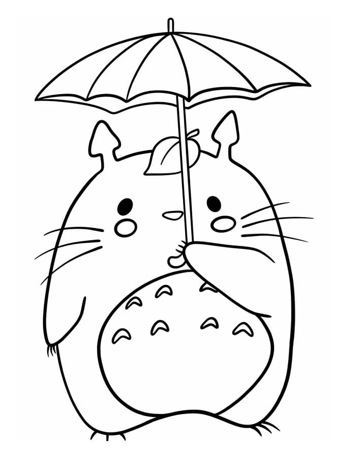 Ingyenesen Nyomtatható Totoro