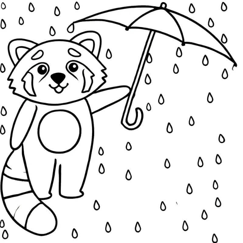 Ingyenesen Nyomtatható Vörös Panda