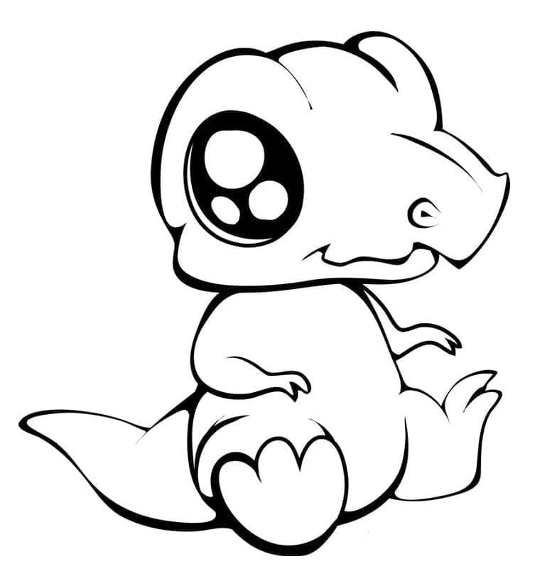 Kawaii aligátor