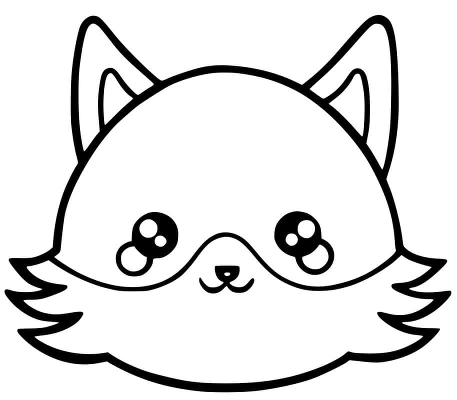 Kawaii róka arc