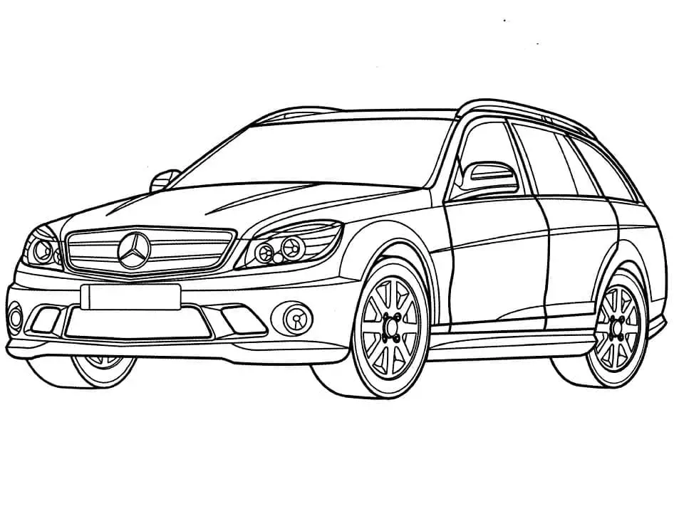 Mercedes Nyomtatható Gyerekeknek