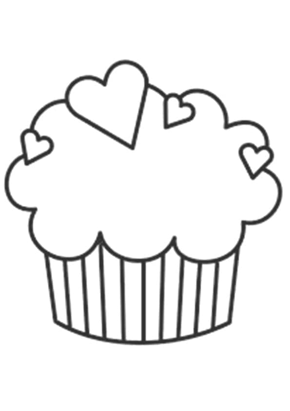 Nyomtatható Cupcake Kép Gyerekeknek