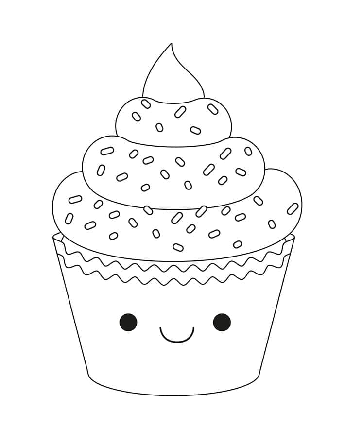 Nyomtatható Ingyenes Cupcake