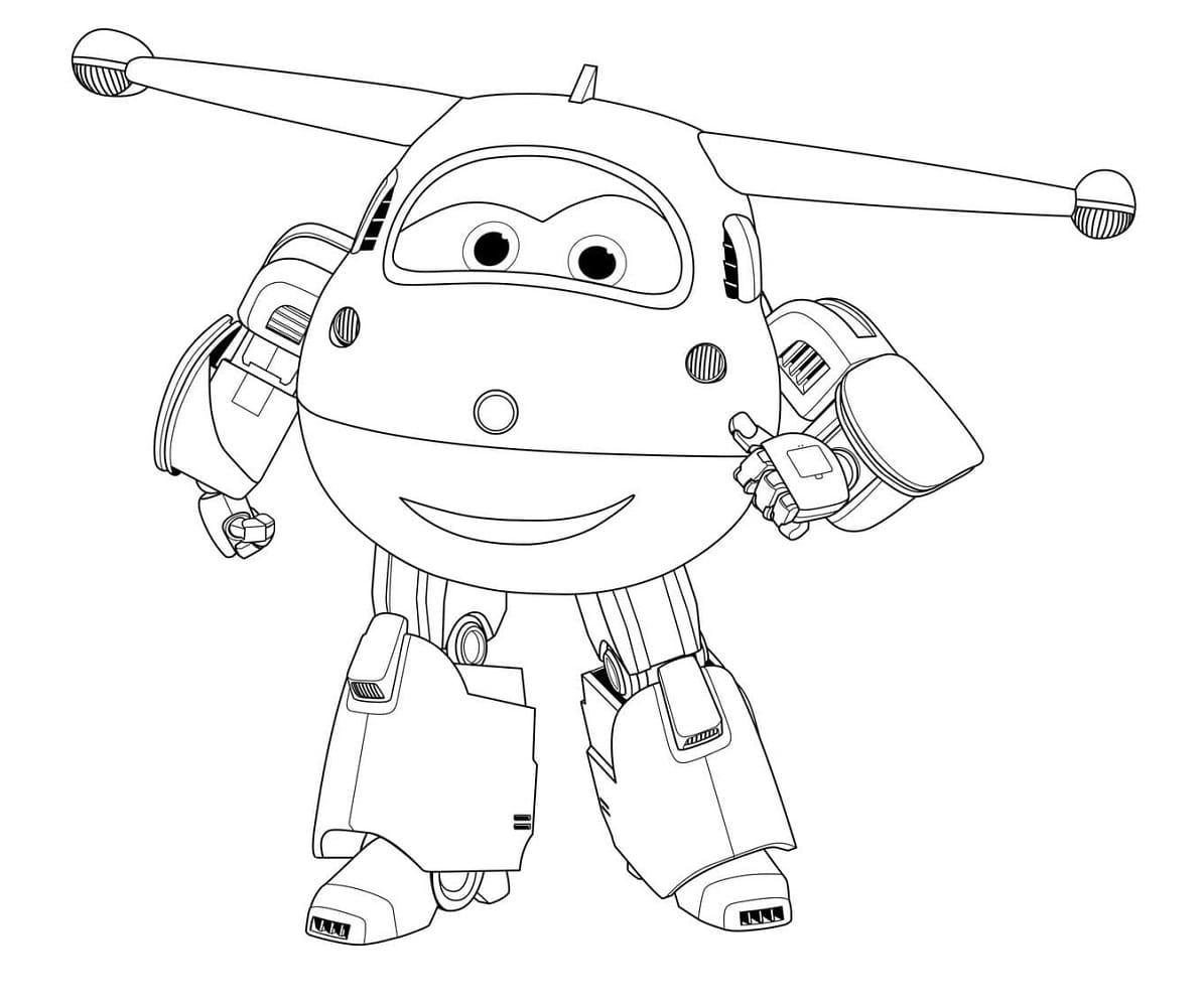 Nyomtatható Super Wings Kép Gyerekeknek