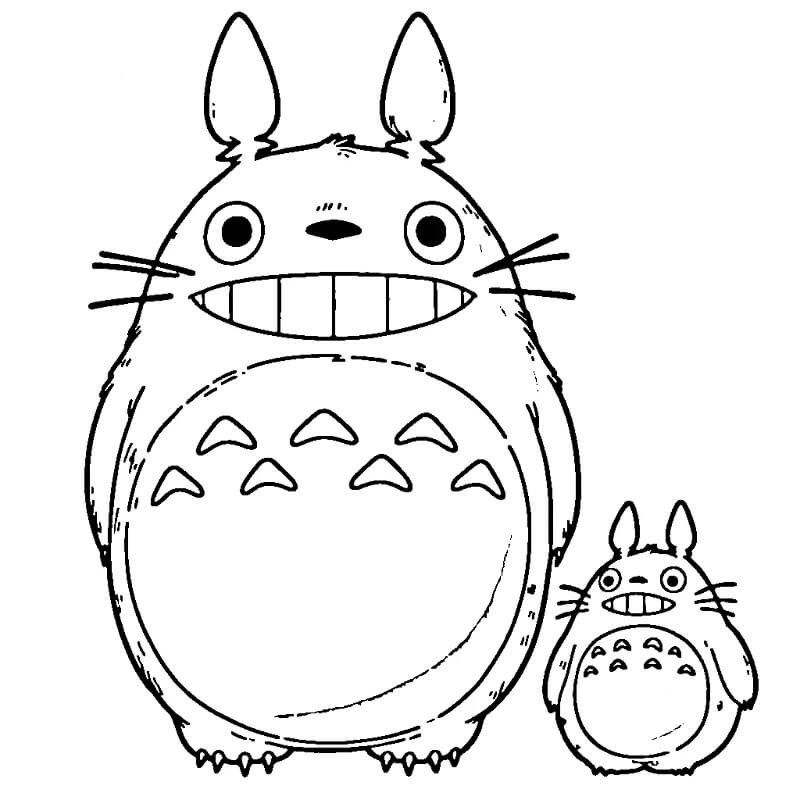 Nyomtatható Totoro Kép Gyerekeknek