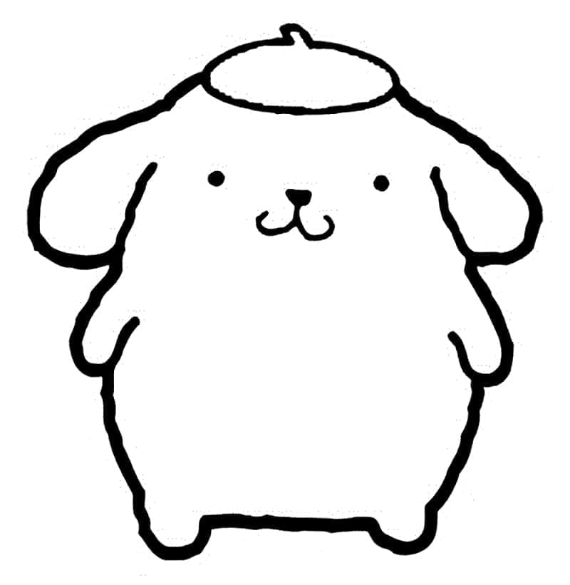 Pompompurin Nyomtatható Gyerekeknek