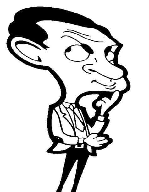 Mr. Bean színező