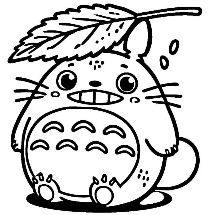 Totoro Kiszínezéshez