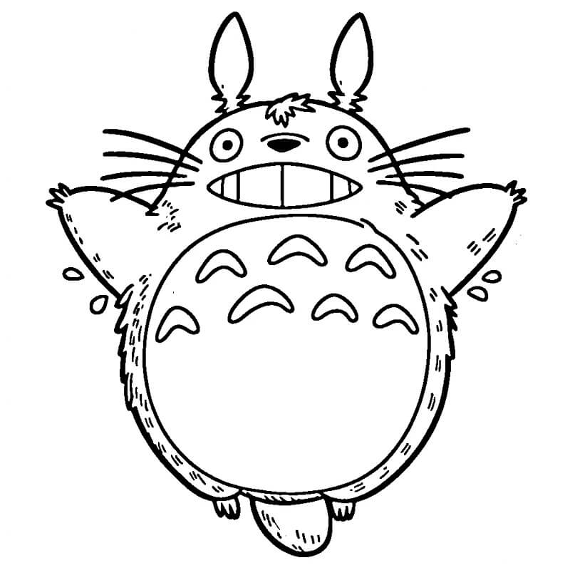 Totoro színező