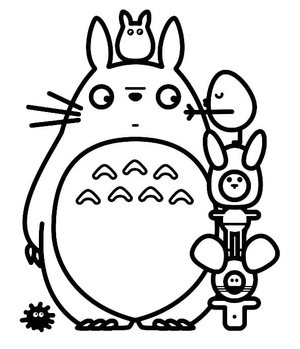 Totoro Nyomtatható