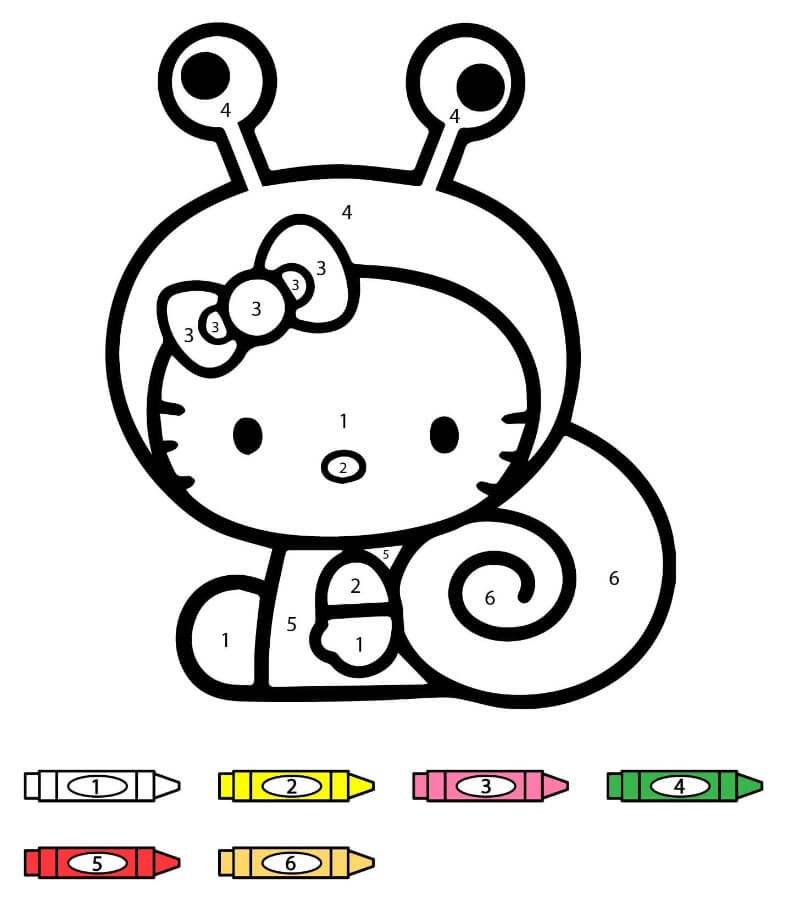 Hello Kitty kifestő szám szerint (11)