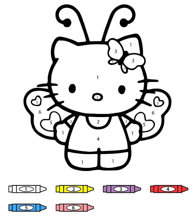 Hello Kitty kifestő szám szerint (17)