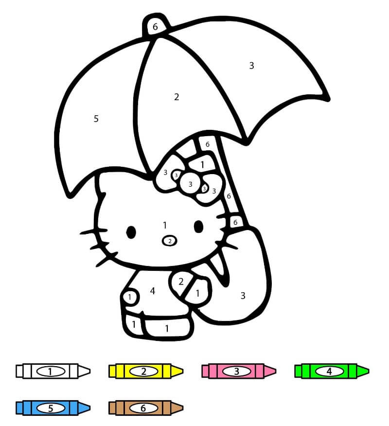 Hello Kitty kifestő szám szerint (21)