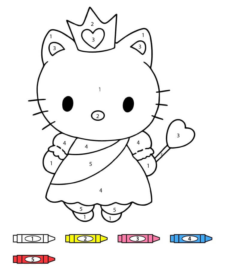 Hello Kitty kifestő szám szerint (27)