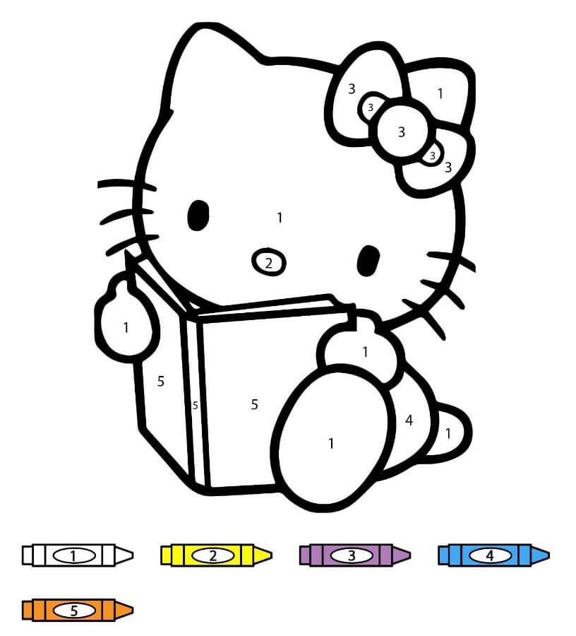 Hello Kitty kifestő szám szerint (28)