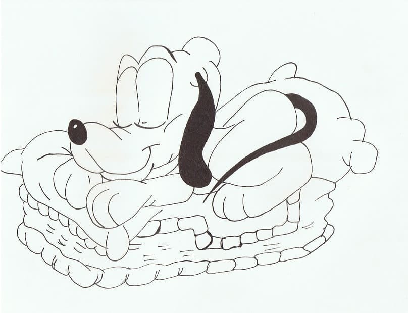 Bébi Pluto Alszik