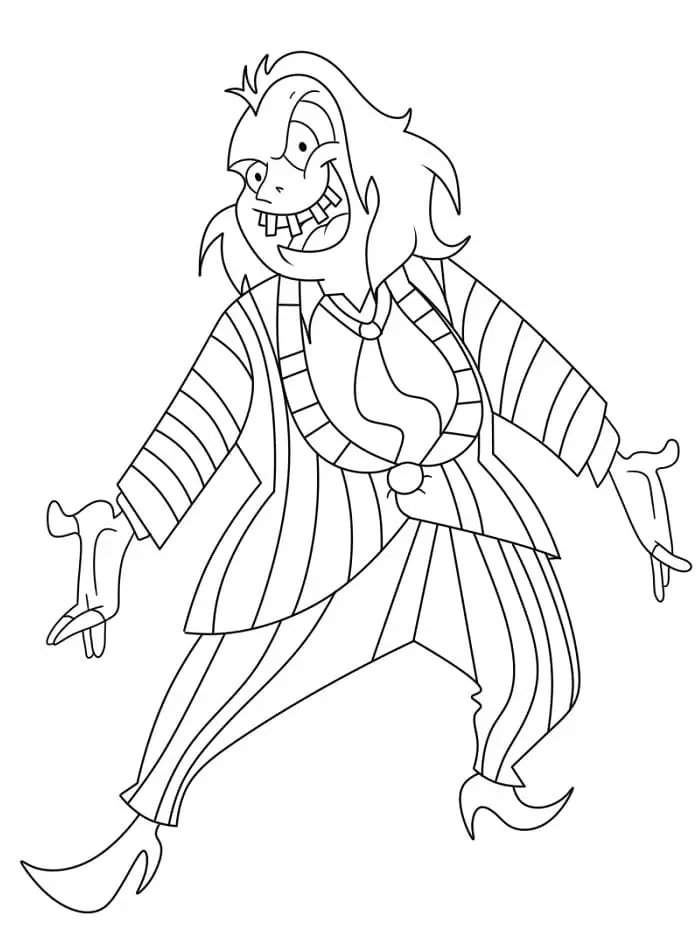 Beetlejuice Nyomtatható Kép