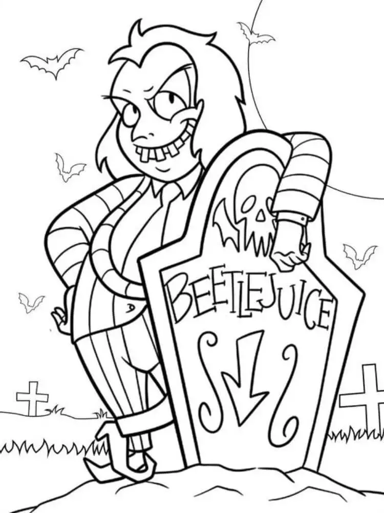 Beetlejuice színező