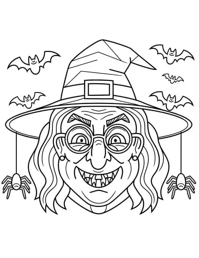 Boszorkány Maszk Halloween